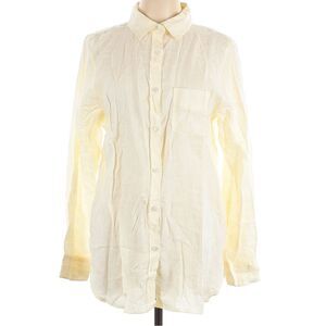 Monday Swim Barcelona 100% Linen beach tunic shirt beach cover ivory cream large